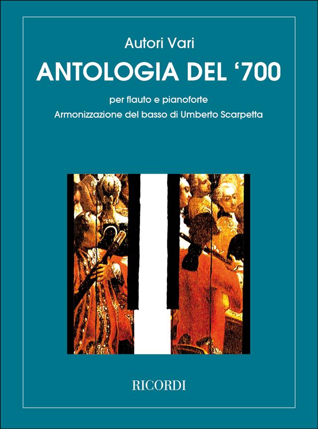 Antologia Del '700 - Per Flauto E Pianoforte - příčná flétna aklavír